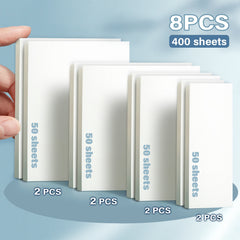 400pcs Transparent Sticky Notes Waterproof Self adhesive Stationery Stickers