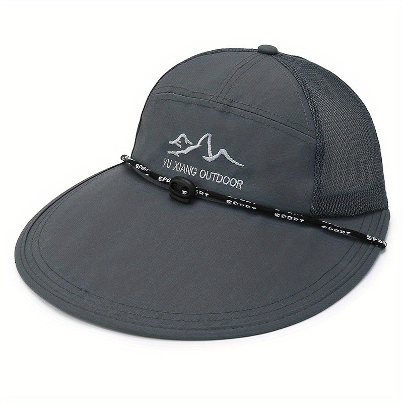 Mesh Sun Hat UV Protection Solid Visor Hat