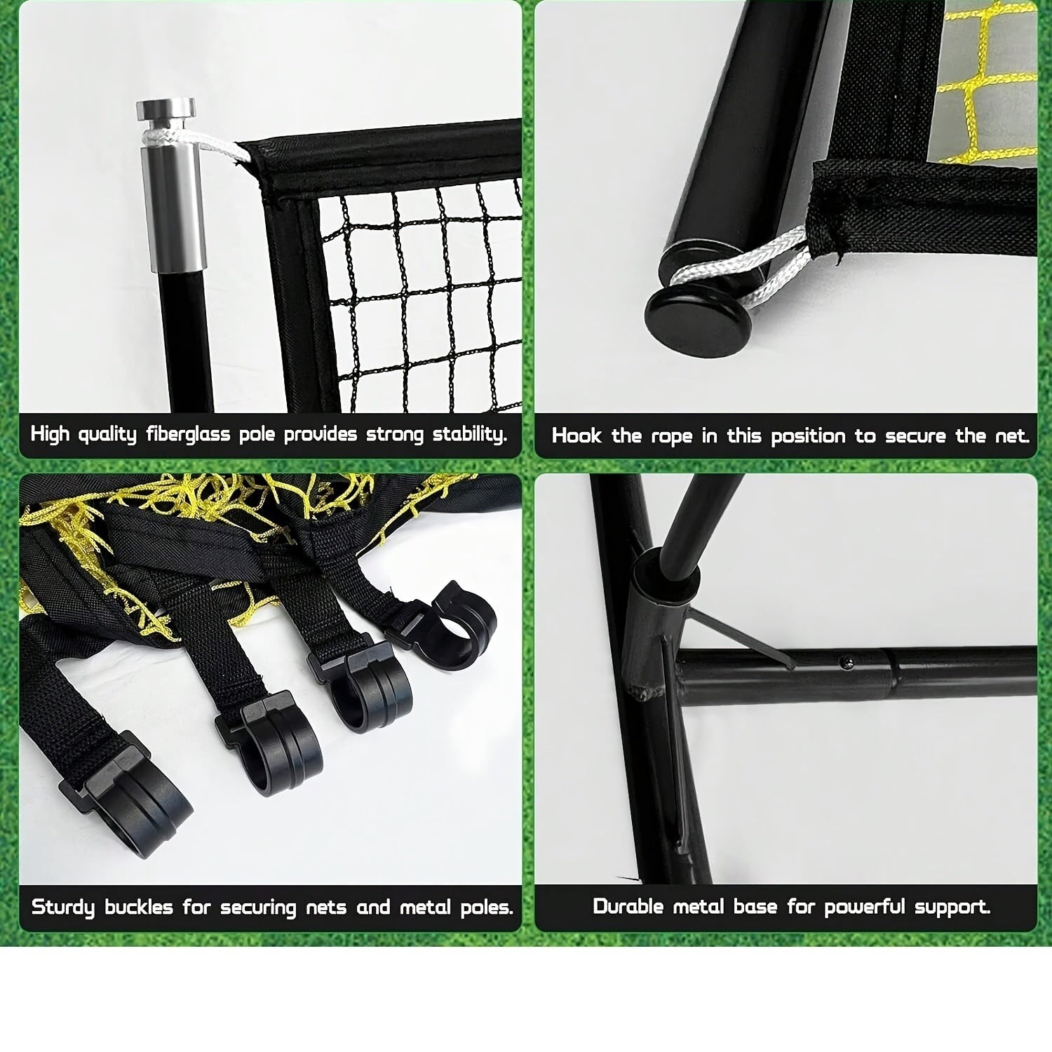 Portable Soccer Rebounder Trainer Net for Indoor & Outdoor Training