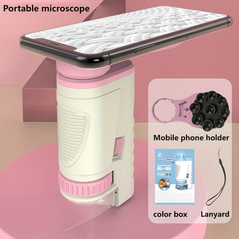 Kids Portable Microscope Monocular Tube Science Toy