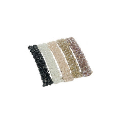 5PCS Glitter Rhinestone Hair Barrettes Fancy Crystal Bling Clips for Women