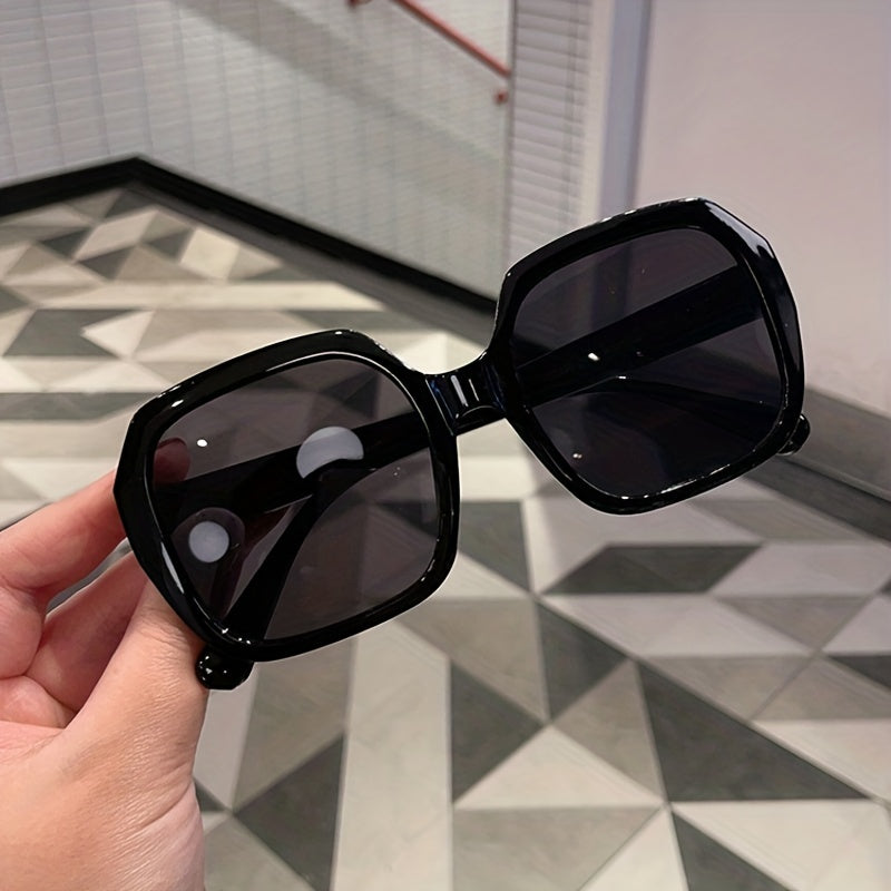 Large Square Sunglasses UV400 Jelly Shades for Beach Travel