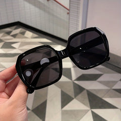 Large Square Sunglasses UV400 Jelly Shades for Beach Travel
