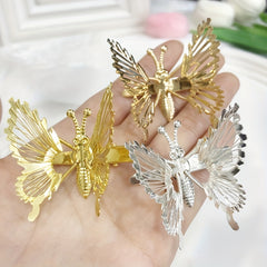 Metal Butterfly Hair Clip Insect Series Side Clip Hair Accessories for Women
