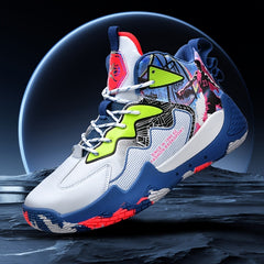 Men's Y2K Cushioned Basketball Shoes Breathable Non Slip Sneakers