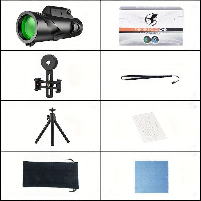 Powerful Monocular Telescope Ultra Long Distance for Outdoor Bird Watching