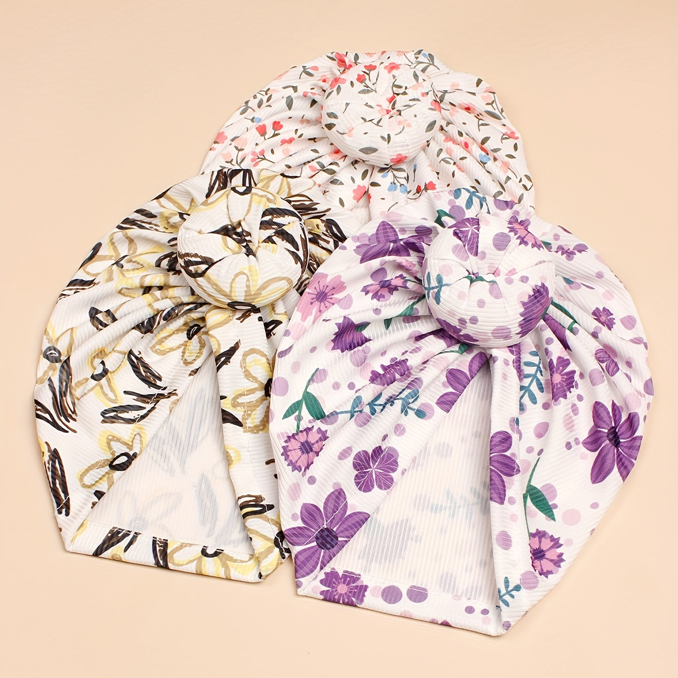 3pcs Spring Candy Meatballs Head Guard Halogen Door Hat