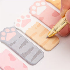 Cat Paw Sticky Note Set with 120 Stickers
