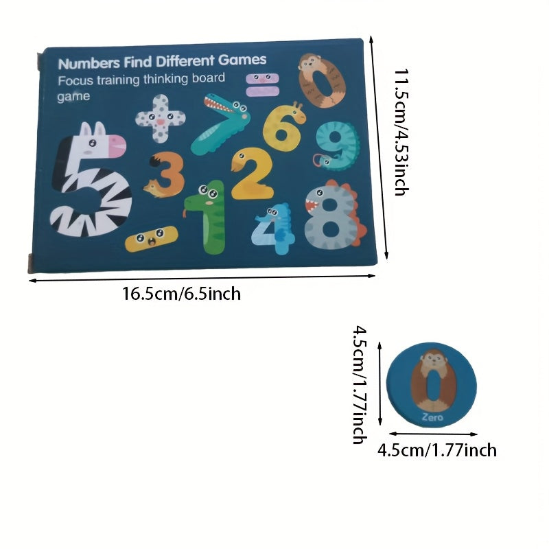 Teen Puzzle Number & Matching Game Recognition Counting Early Learning