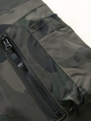 Men's Camo Hooded Jackets Comfy Military Style Coats