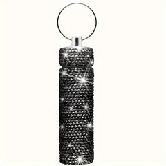 1pc First Aid Pill Sealed Jar Keychain Portable Aluminum Alloy Keychain