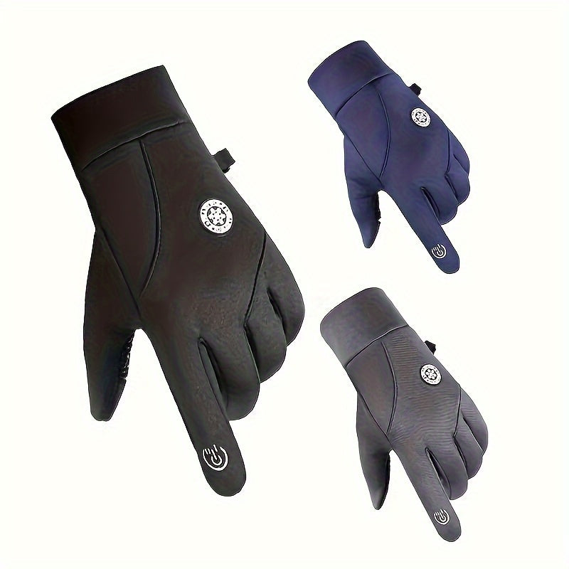 Warm Fishing Gloves Outdoor Non-slip Waterproof Gloves for Autumn Winter