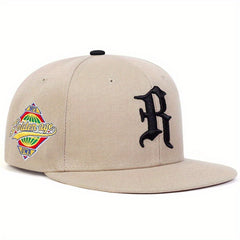 Men's R Letter Baseball Cap Sports Hip Hop Cap