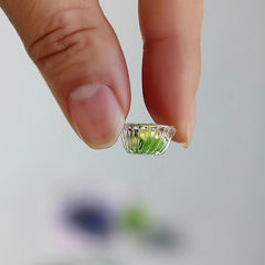 Dollhouse Mini Salad Set Resin Alloy Material Decoration for Kitchen