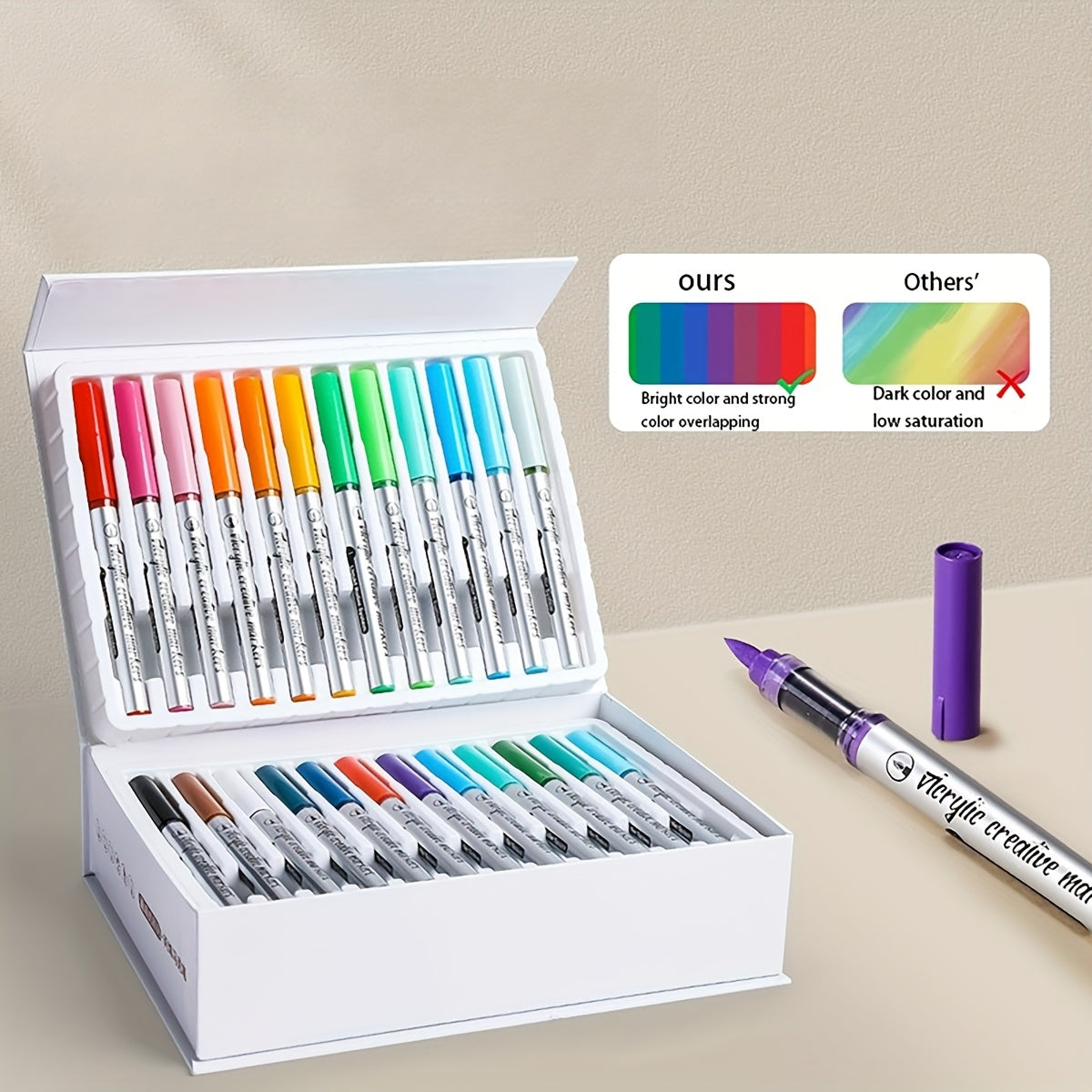 Soft Head Brush Pens for Books and Art Projects