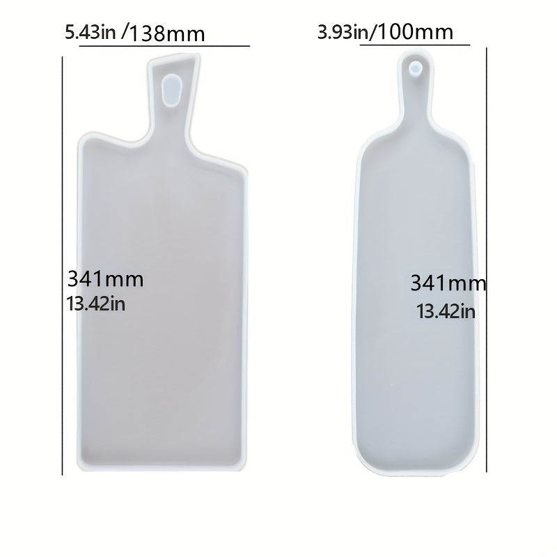 Resin Tray Moulds Epoxy Silicone Casting Decorative Moulds DIY Serving Board