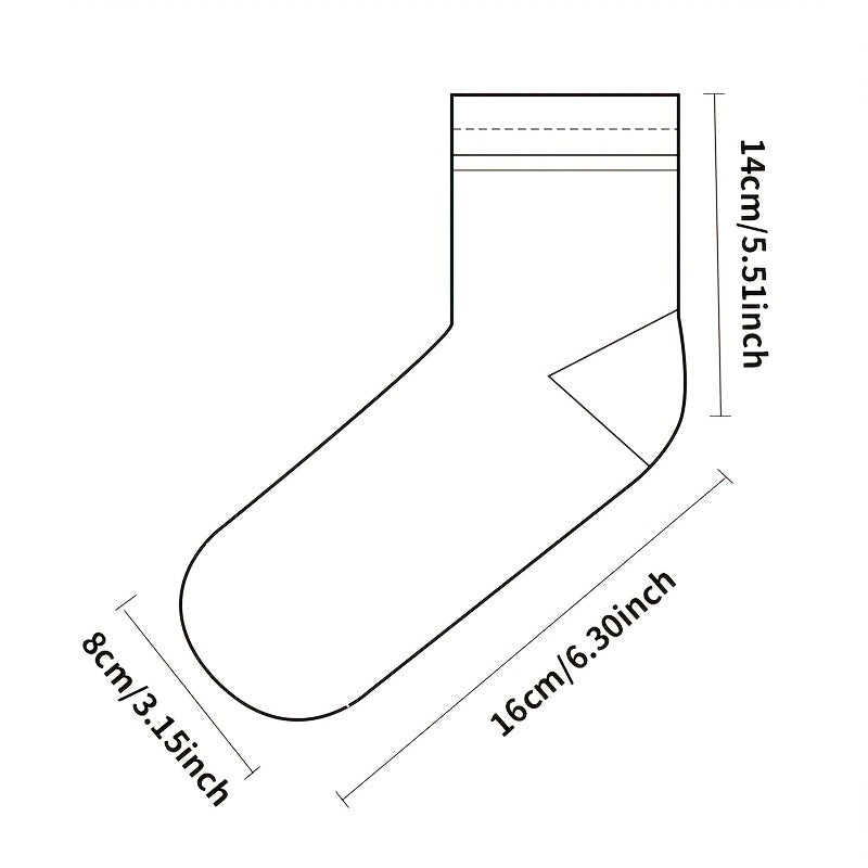 Girls Kids Bear Pattern Crew Socks for Autumn Winter
