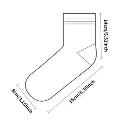 Girls Kids Bear Pattern Crew Socks for Autumn Winter