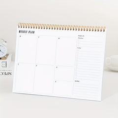 A4 Coil Weekly Planner for Students and Office Workers