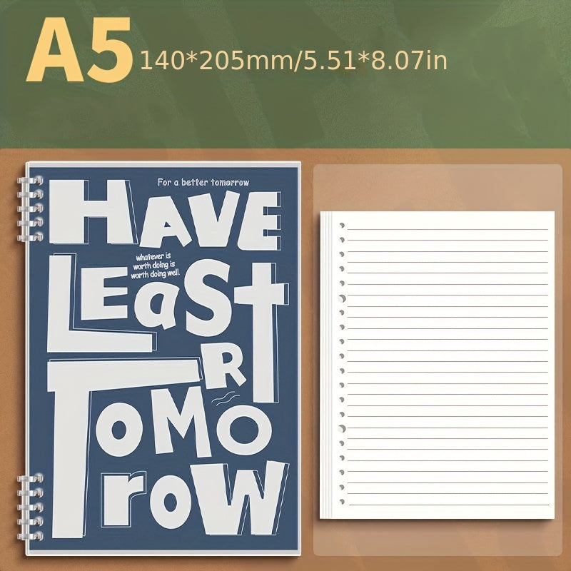 Retro Loose Leaf Notebook Detachable Thickened Refillable Notepad