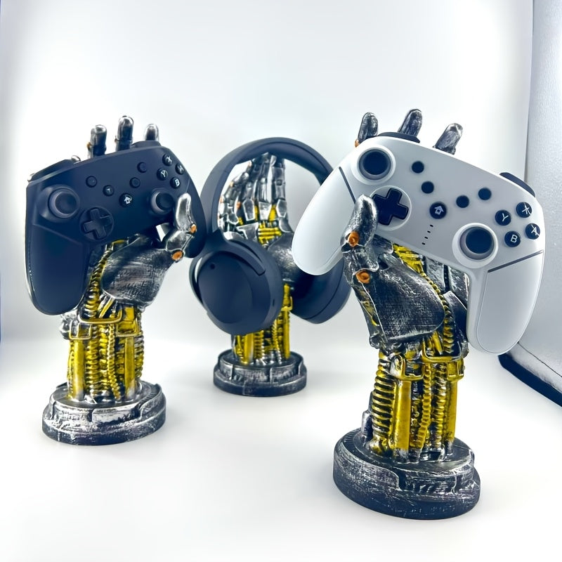 Cyberpunk Mechanical Arm Resin Statue - Ideal Gift for Gamers