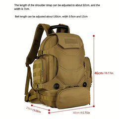 45L Tactical Military Backpack with Detachable Bag