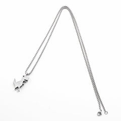 Men's Funky Dinosaur Pendant Necklace Street Hip-hop Chain Jewelry