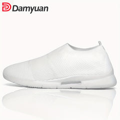 Women's Knitted Sock Sneakers Slip On Low Top Walking Shoes