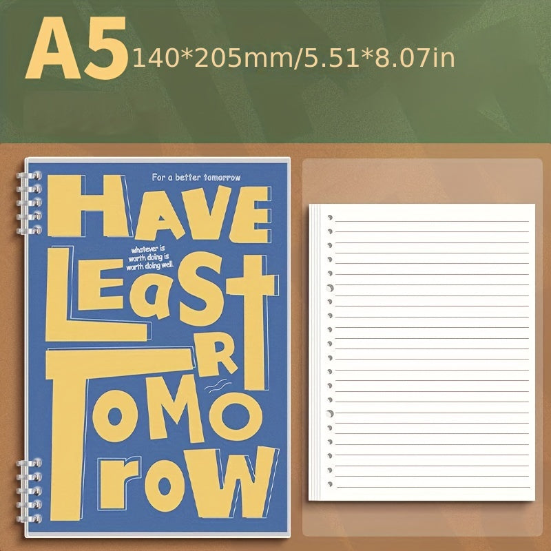 Retro Loose Leaf Notebook Detachable Thickened Refillable Notepad