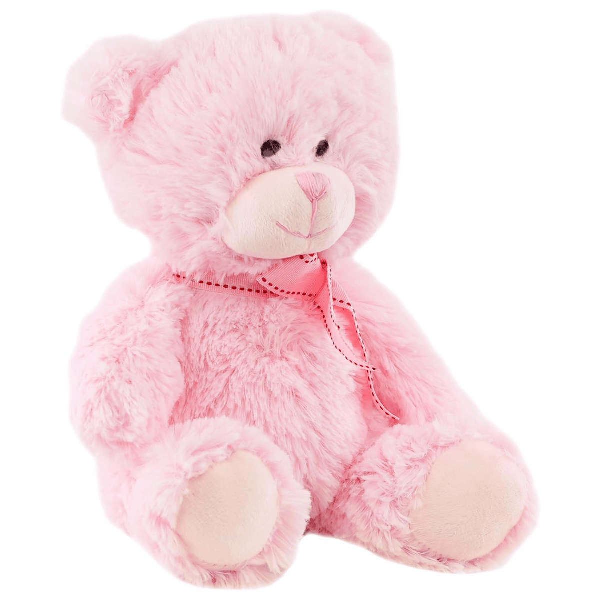 Plush Teddy Bear Soft Cuddly Toy for Baby Boys and Girls - Pink