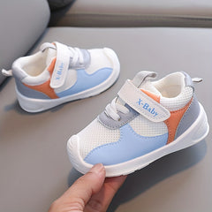 Baby Boys Mesh Sneakers Lightweight Anti Slip Shoes Spring Autumn