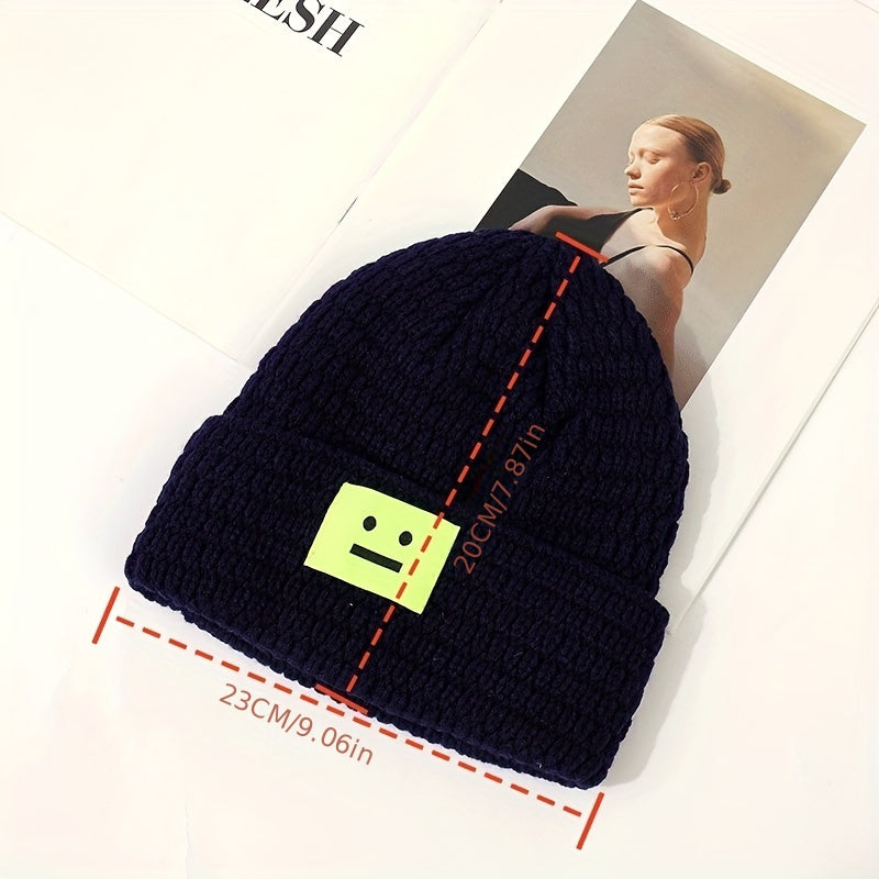 Hot Plush Woolen Hat Street Style Knitted Hat For Men And Women