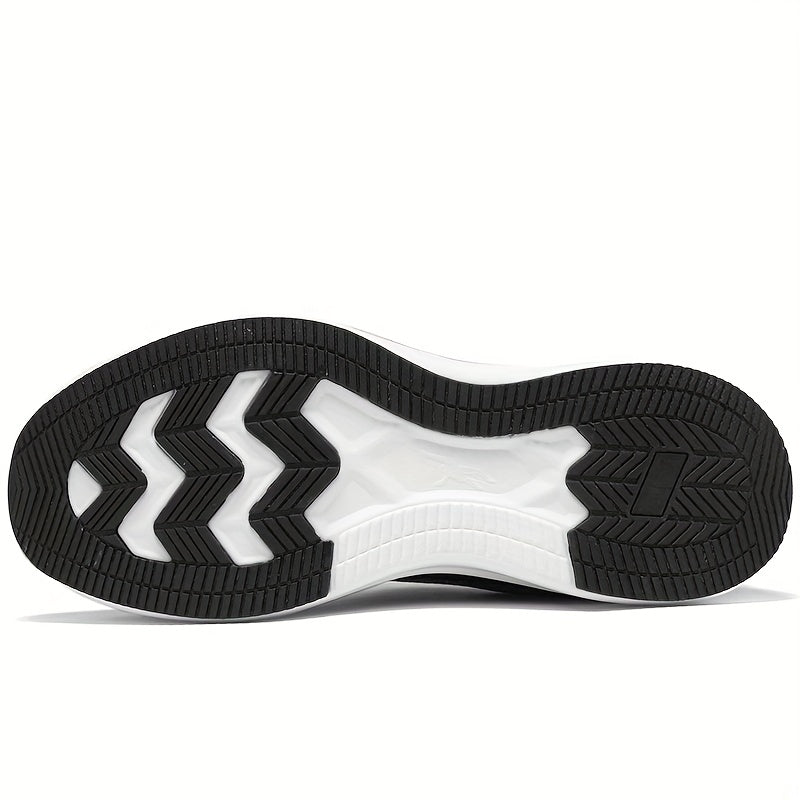 Men's Striped Lace up Running Shoes