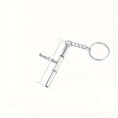 2pcs Multifunctional Flat Head Screwdriver Keychain