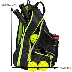 Badminton Racket Backpack Sports Shoulder Bag Waterproof