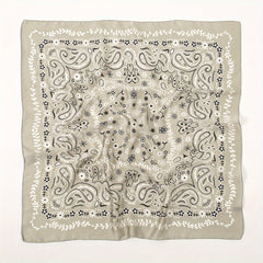 Classic Paisley Print Scarf Silk Square Shawl Sunscreen Head Wrap
