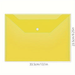 145pcs Transparent A4 File Bag Document Storage Bag
