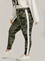 Women's Plus Camo High Rise Skinny Trousers