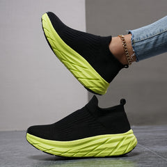 Women's Breathable Running Shoes Stylish Thick Bottom Sneakers