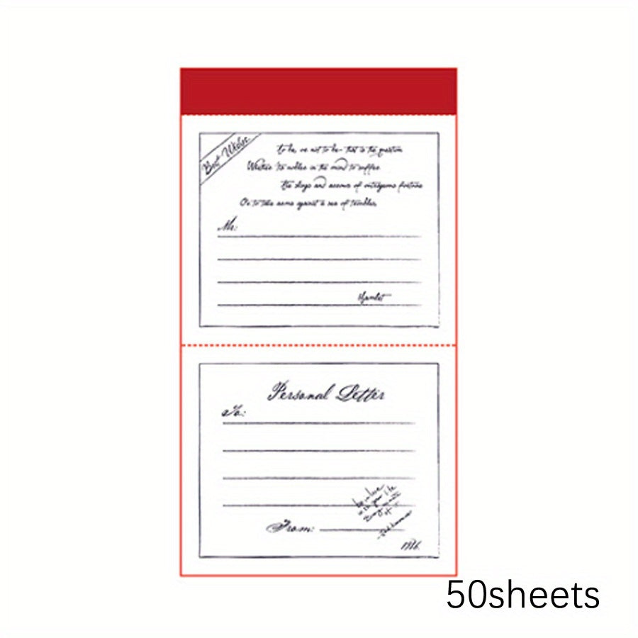 50 Sheets Notebook Old Warehouse Series Retro Tearable Memo Book