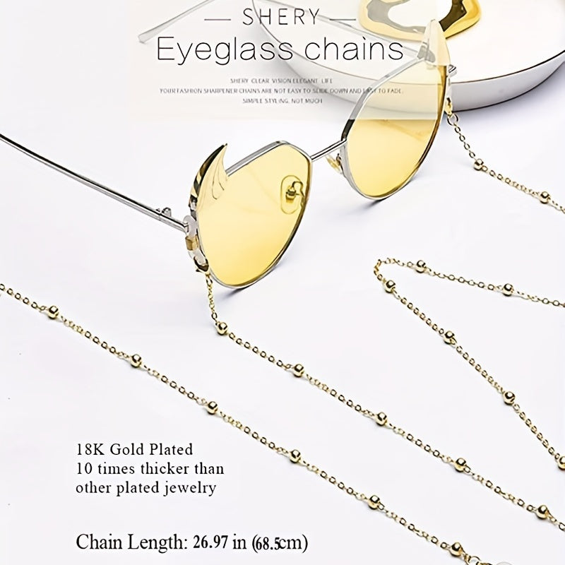 Bead Decor Glasses Chain Eyeglasses Lanyard Eyewear Retainer