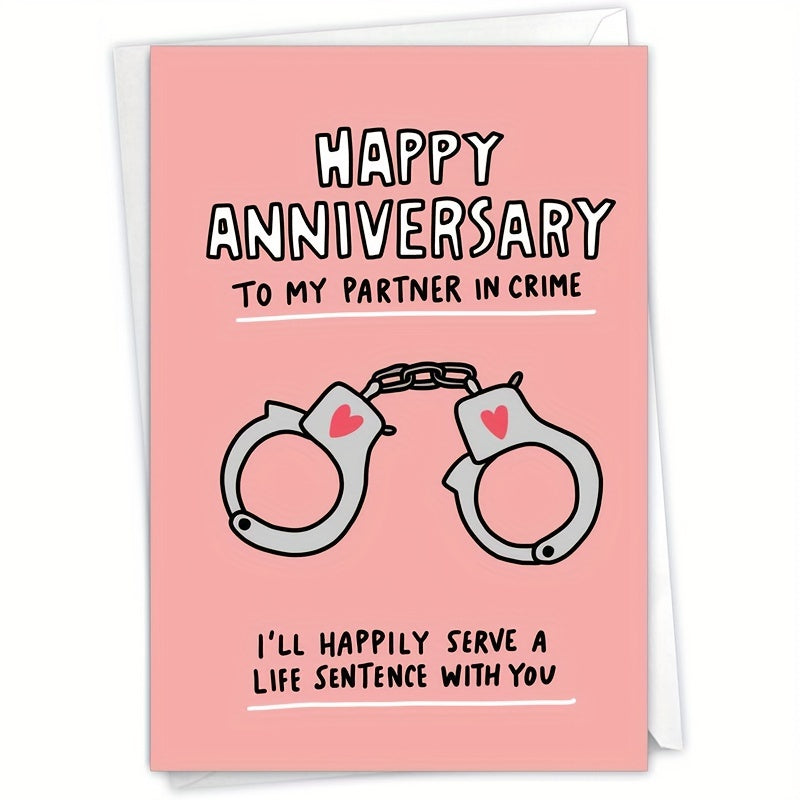 Funny Anniversary Card Romantic Spouse Humor Married Couples Card With Envelope