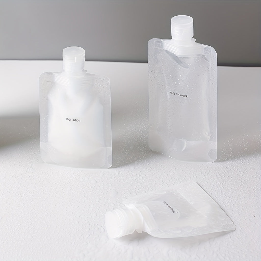 5 Pcs Travel Storage Pouch Lightweight Shampoo Container