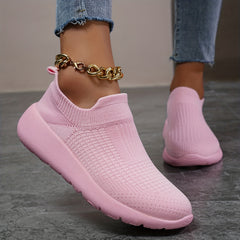 Soft Thick Bottom Heighten Running Shoes Mesh Breathable Lightweight Comfortable