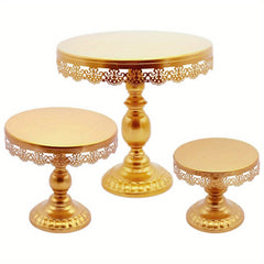Round Pedestal Dessert Holder Cupcake Display Rack for Birthday Wedding Party