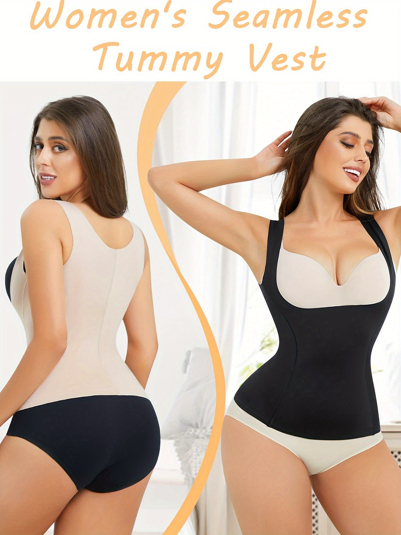 Tummy Control Waist Shaping Tank Top Sleeveless Shapewear