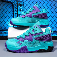 Boy's Breathable Basketball Shoes Non Slip Sports Sneakers