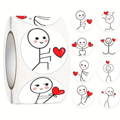500pcs Cartoon Match Man Stickers DIY Scrapbooking