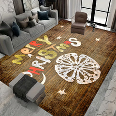 Soft Fluffy Christmas Carpet Floor Mat - Non Slip Area Rug