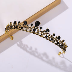 Vintage Crystal Crown Queen Tiara Wedding Jewelry Bridal Hair Accessories